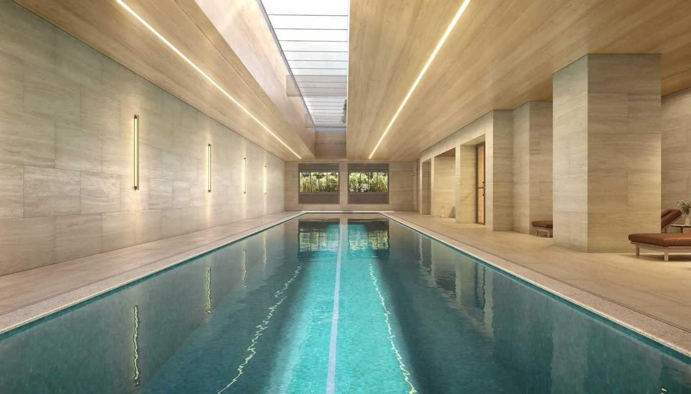 Piscina coberta com raia de 25 m — T.O.M. Paraíso