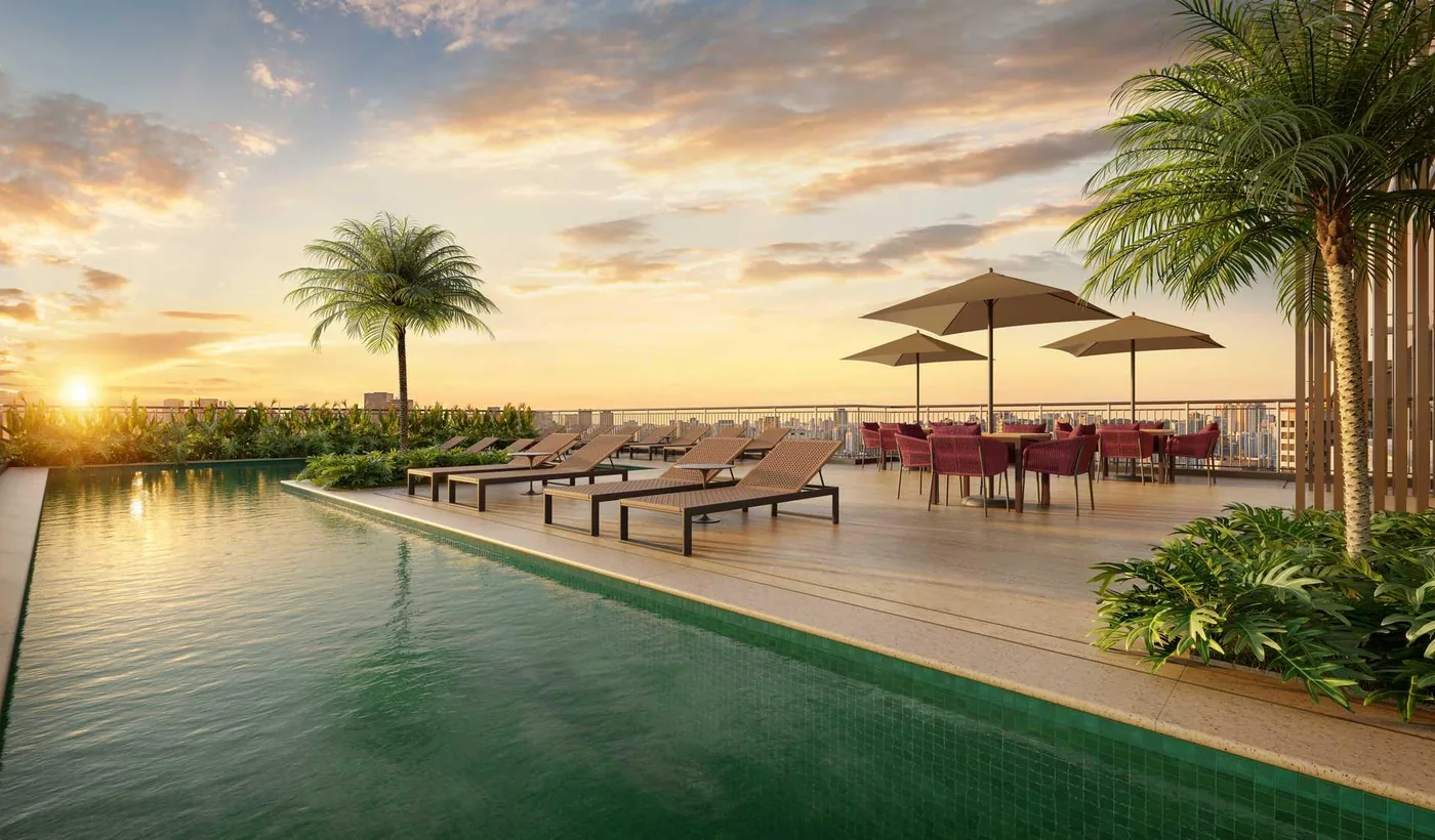 Piscina descoberta com raia de 25 m — T.O.M. Paraíso